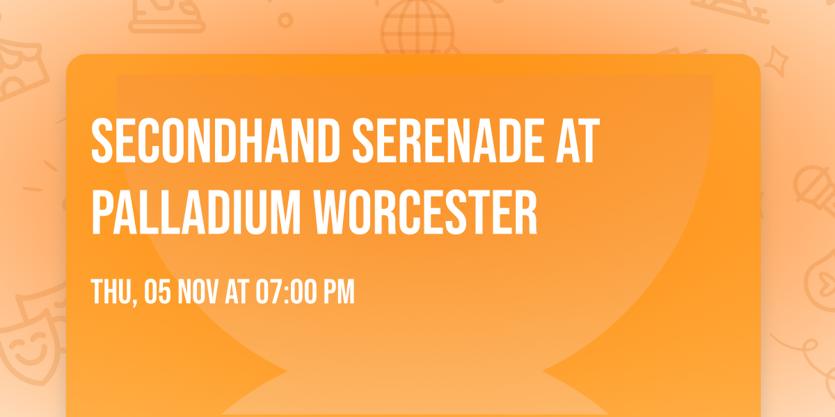 Secondhand Serenade at Palladium Worcester
