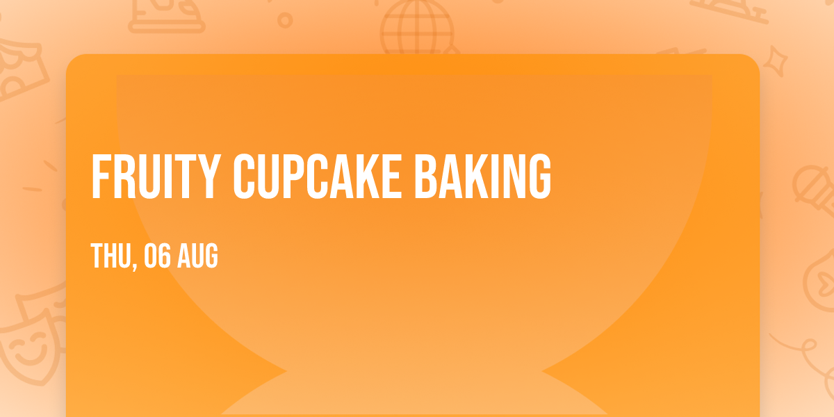 Fruity Cupcake Baking