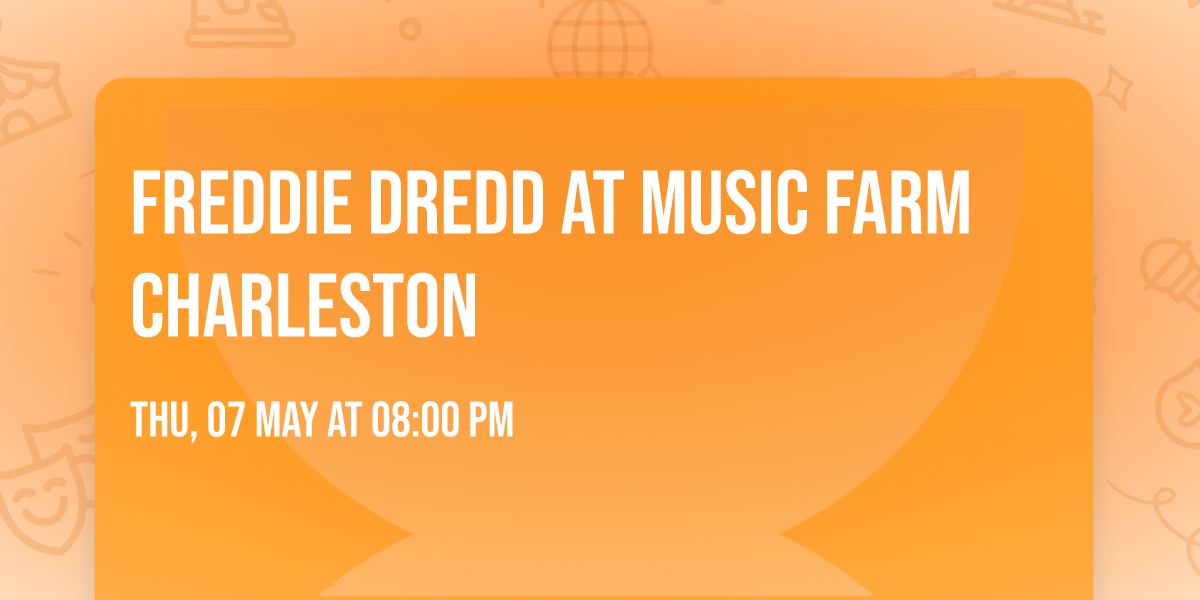 Freddie Dredd at Music Farm Charleston