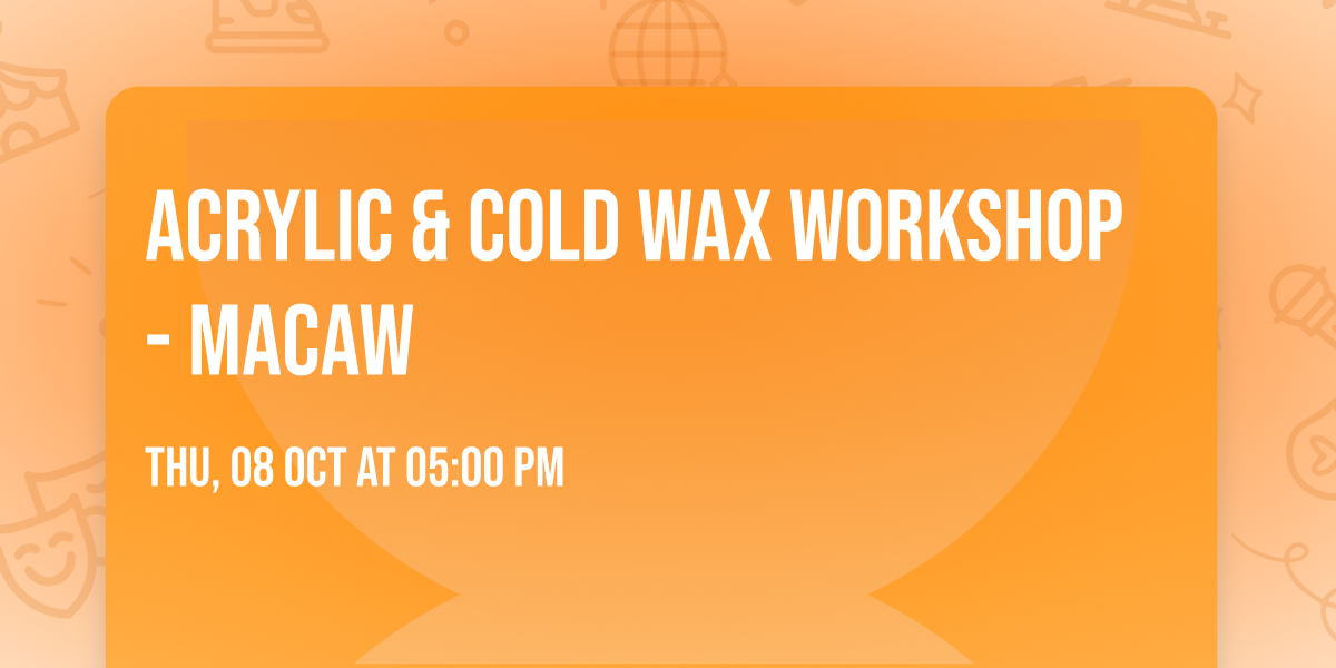 Acrylic & Cold Wax Workshop - Macaw