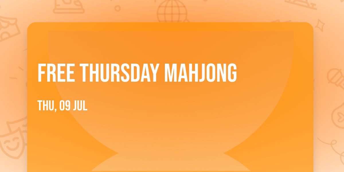 Free Thursday Mahjong