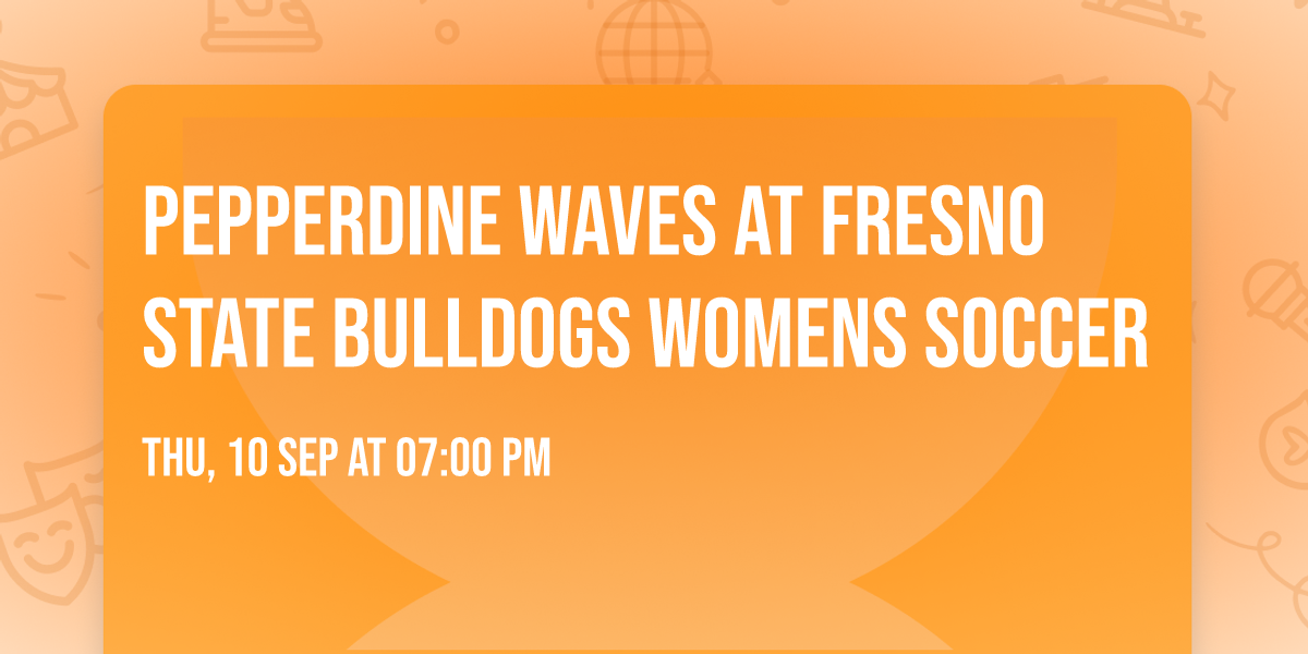 Pepperdine Waves at Fresno State Bulldogs Womens Soccer