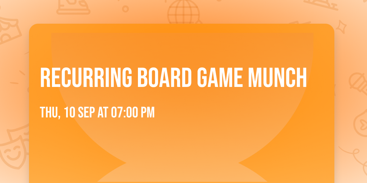 Recurring Board Game Munch