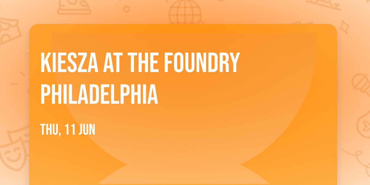 Kiesza at The Foundry Philadelphia