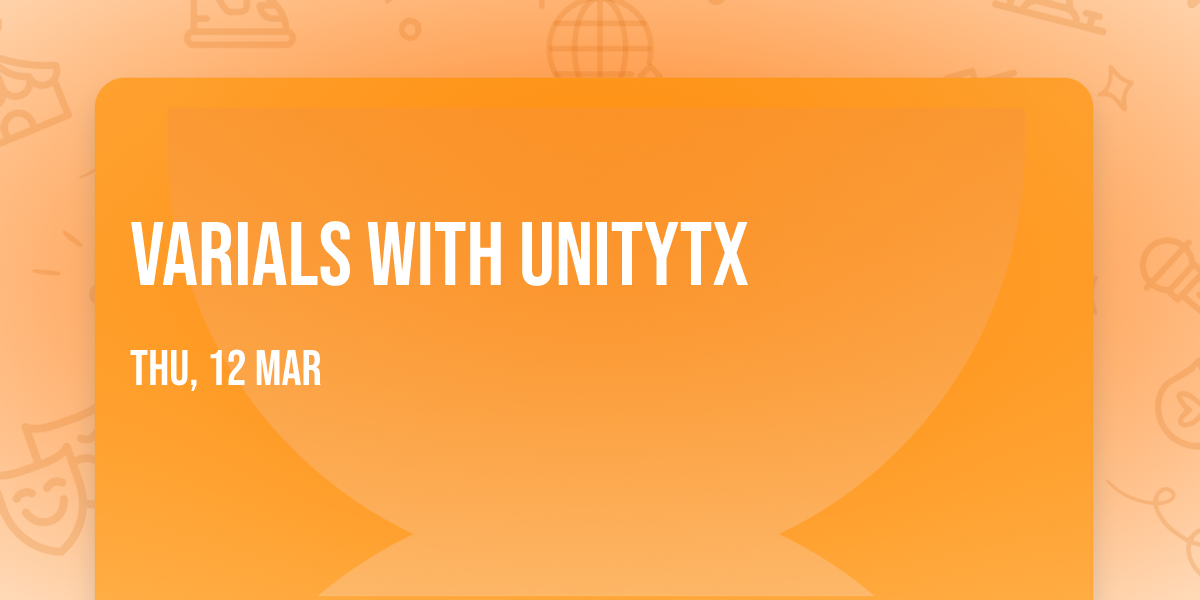 Varials with UnityTX