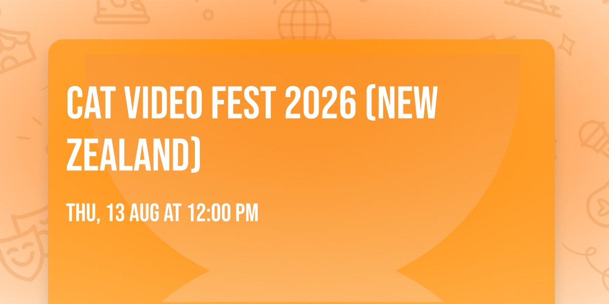 Cat Video Fest 2026 (New Zealand)
