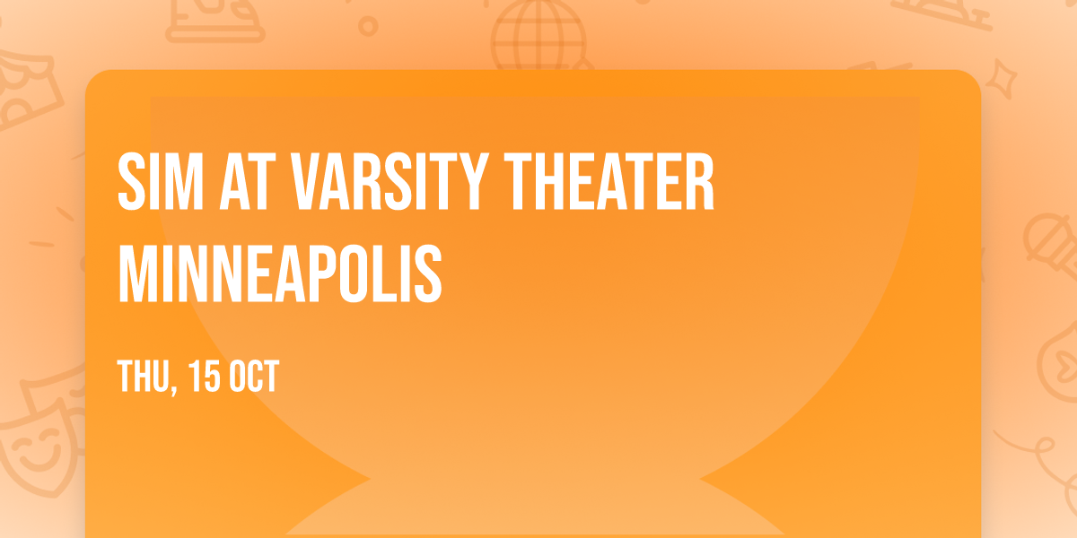 SiM at Varsity Theater Minneapolis
