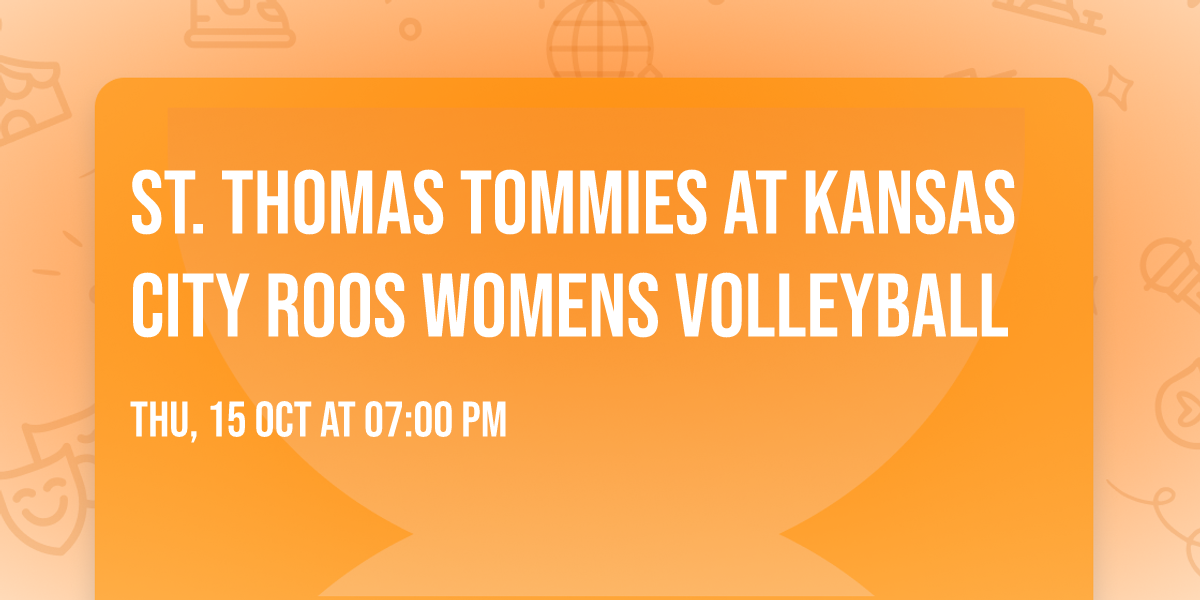 St. Thomas Tommies at Kansas City Roos Womens Volleyball