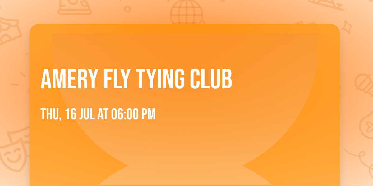 Amery Fly Tying Club
