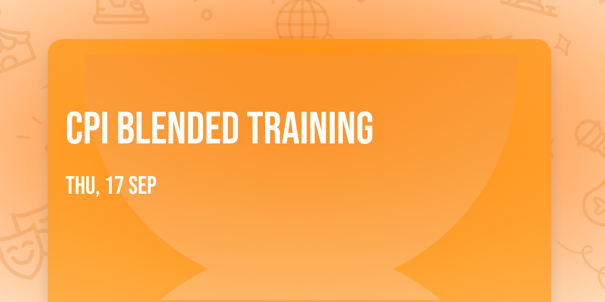 CPI Blended Training