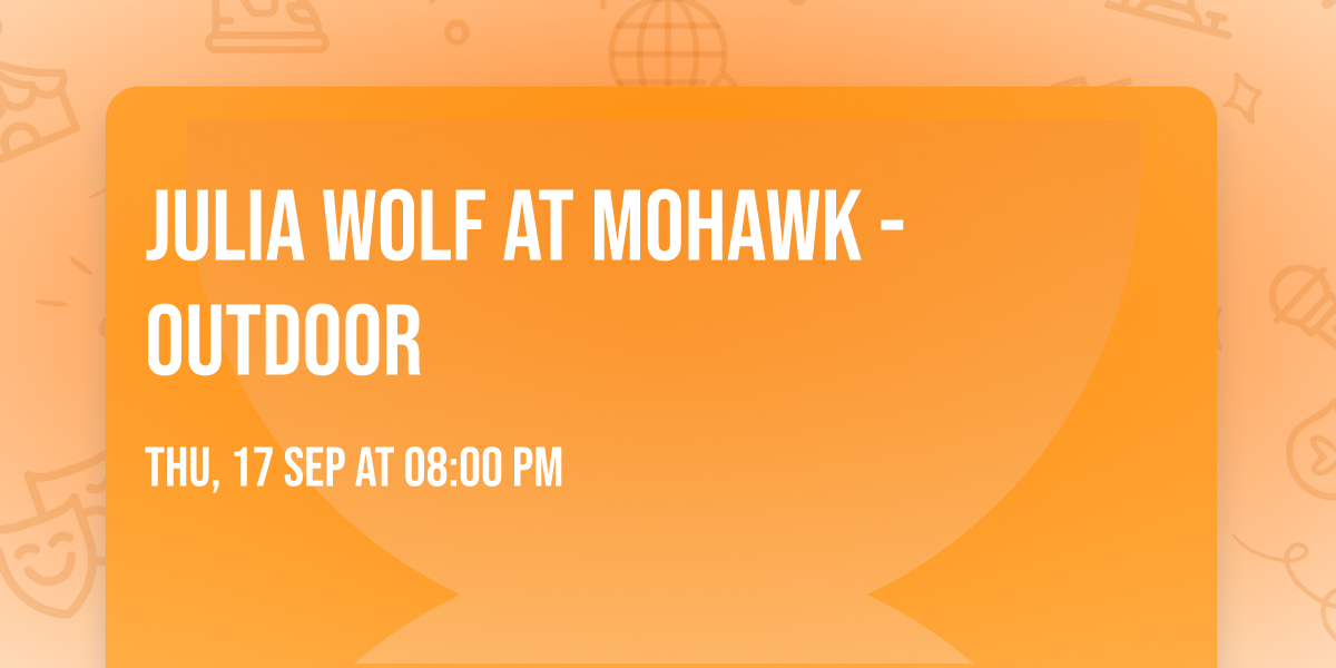 Julia Wolf at Mohawk - Outdoor