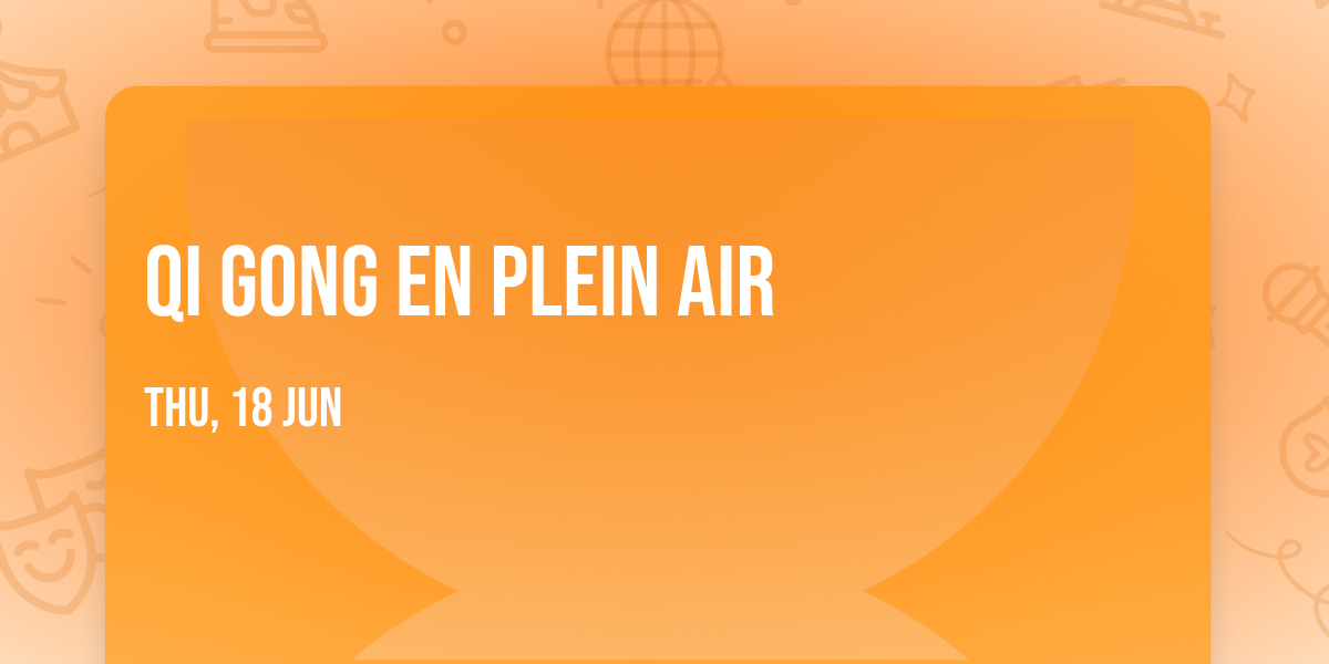 Qi Gong en plein air