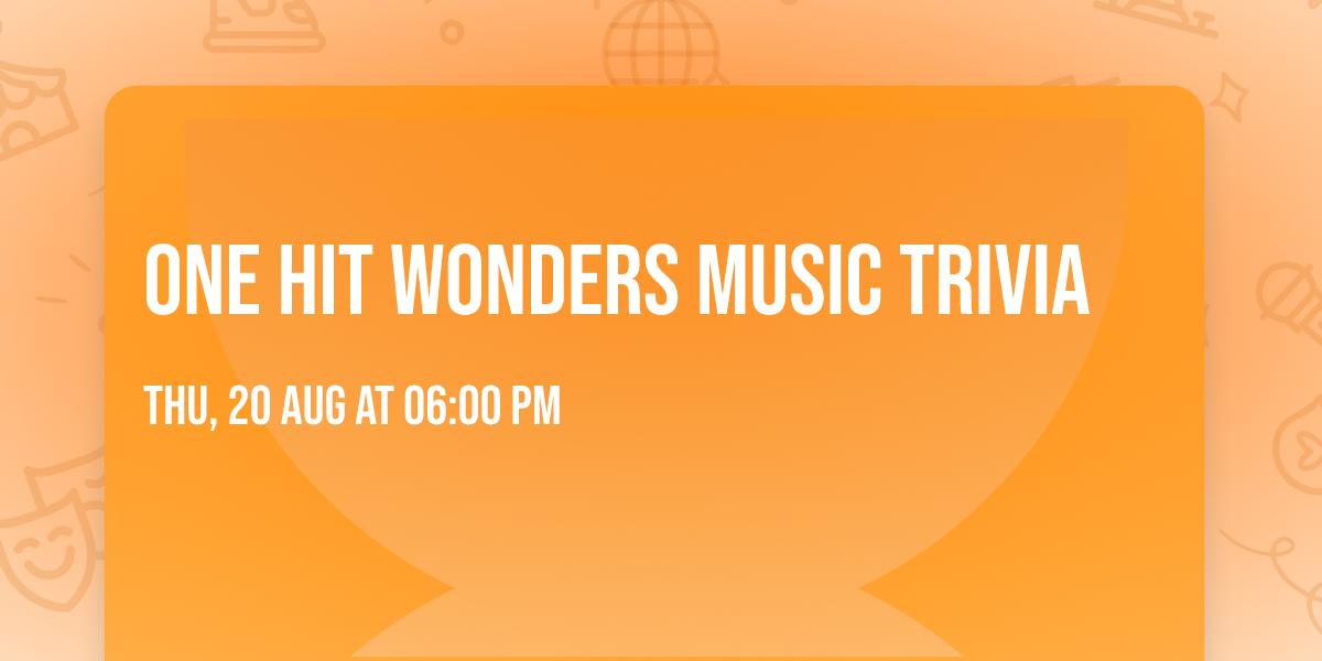 One Hit Wonders Music Trivia