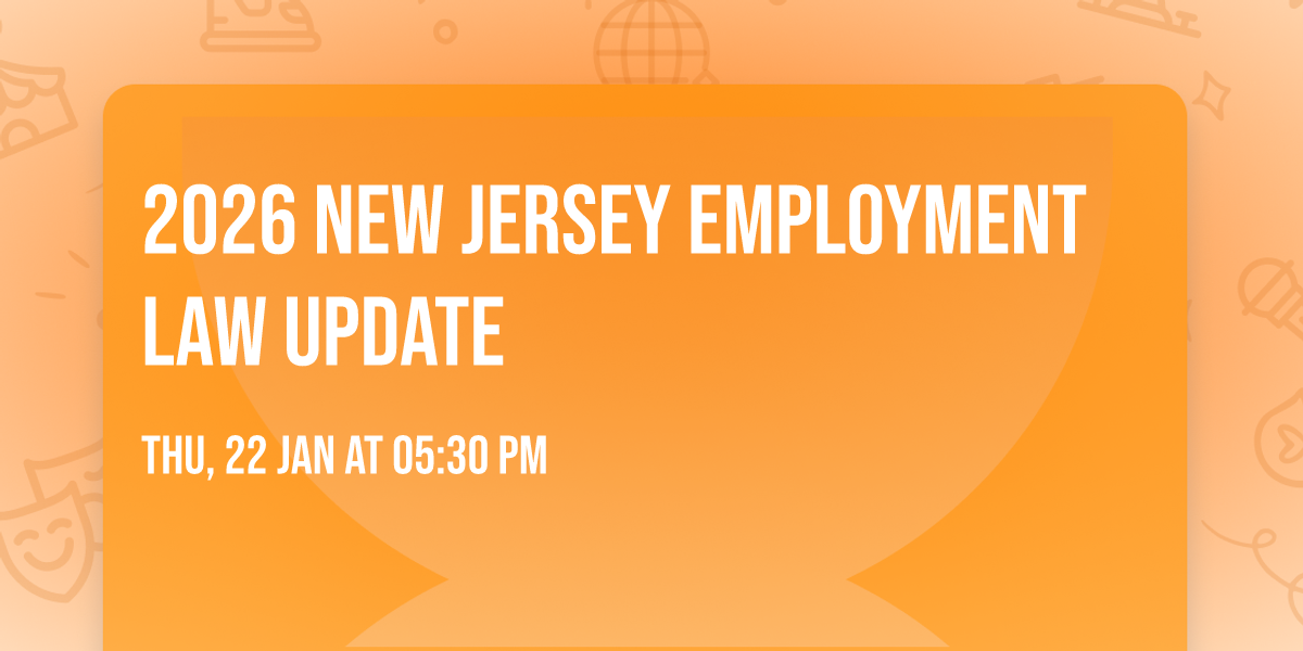 2026 New Jersey Employment Law Update