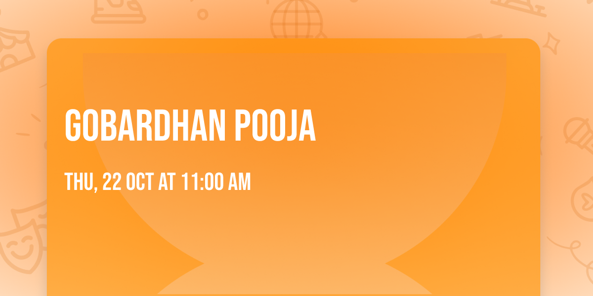 Gobardhan Pooja