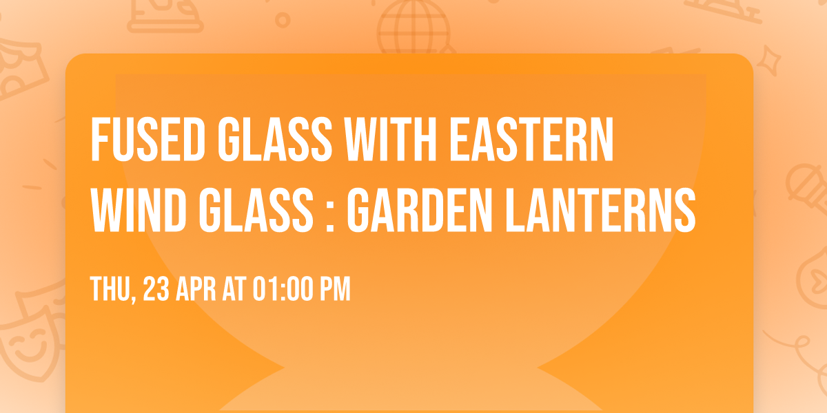 Fused Glass with Eastern Wind Glass : Garden Lanterns