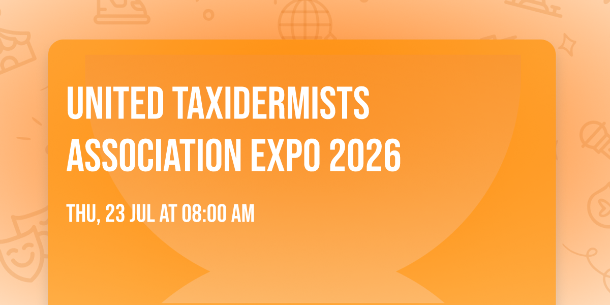 United Taxidermists Association Expo 2026