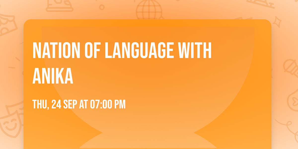 Nation of Language with Anika