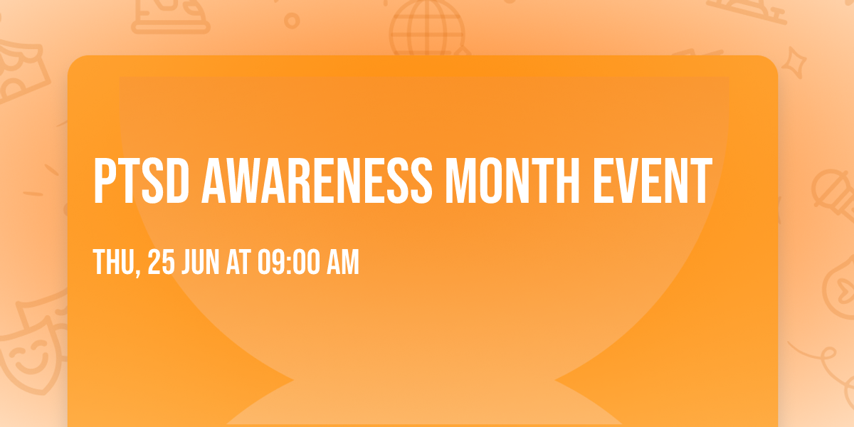 PTSD Awareness Month Event