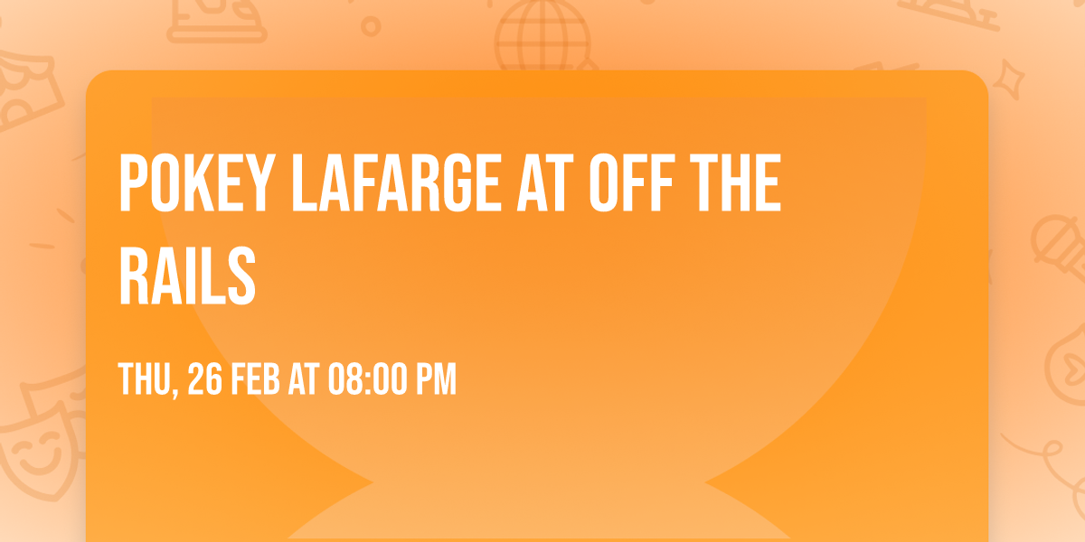 Pokey LaFarge at Off The Rails