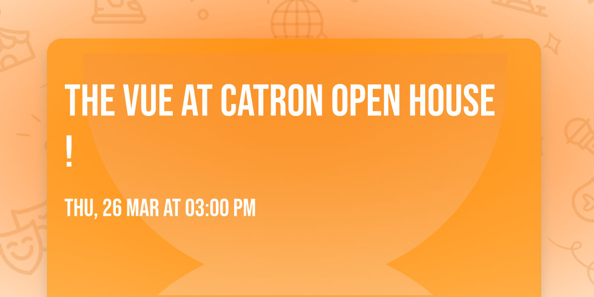 The Vue at Catron Open House! 