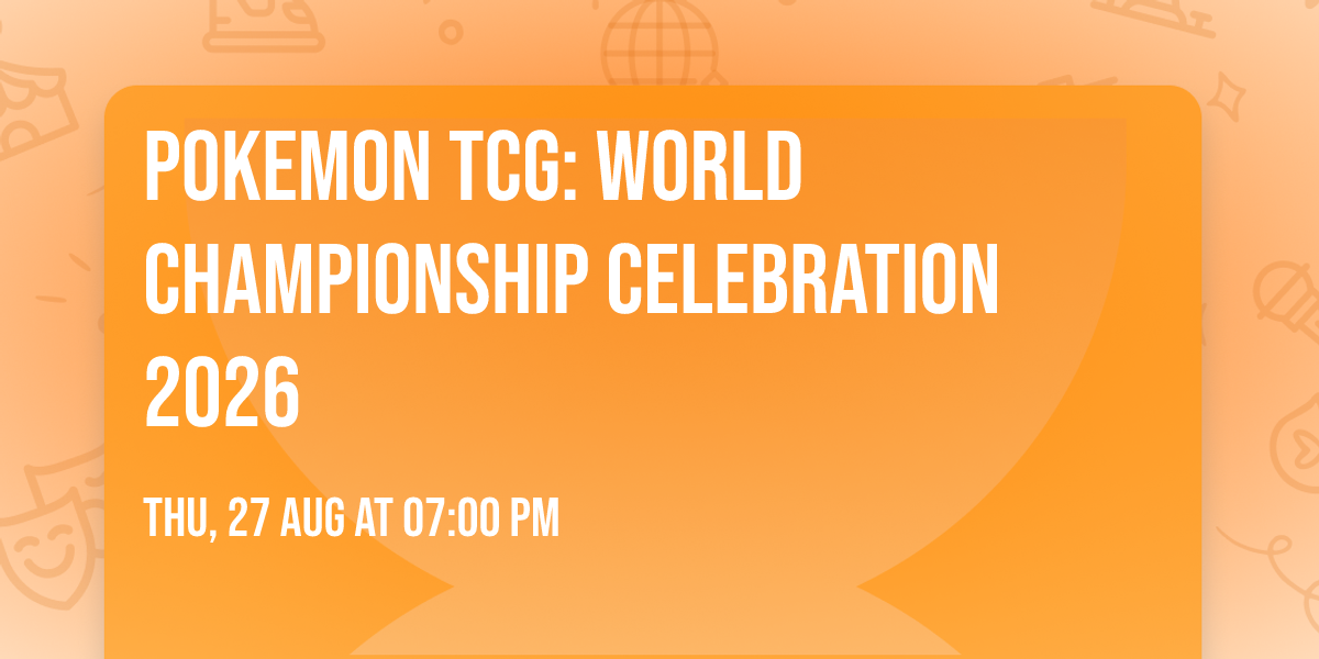 Pokemon TCG: World Championship Celebration 2026