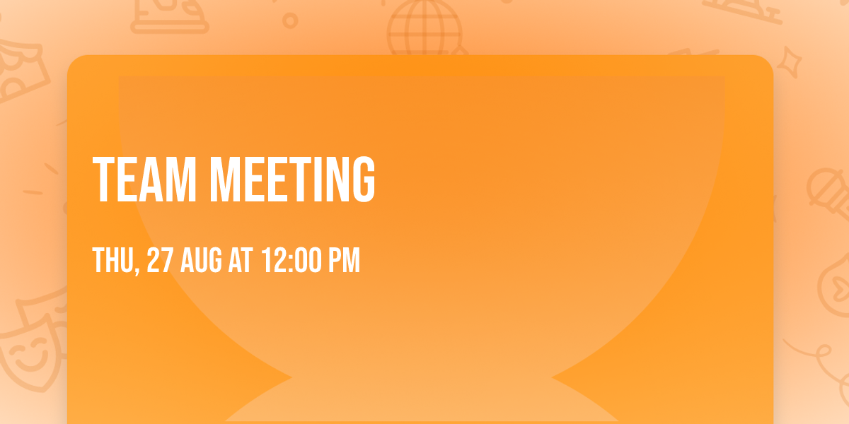 Team Meeting
