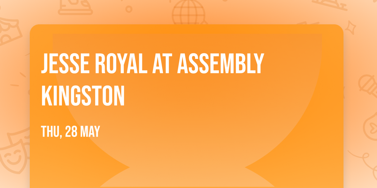 Jesse Royal at Assembly Kingston