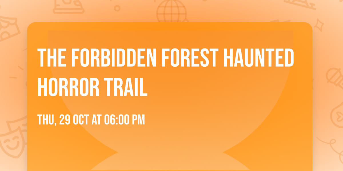 THE FORBIDDEN FOREST HAUNTED HORROR TRAIL \ud83d\udc7b