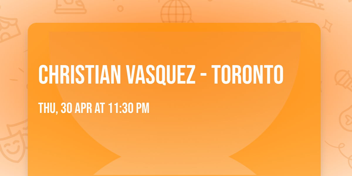 Christian Vasquez - Toronto