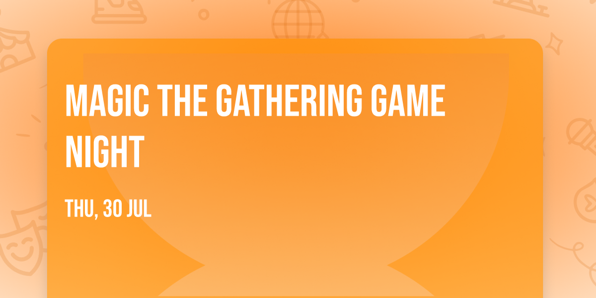 Magic the Gathering Game Night