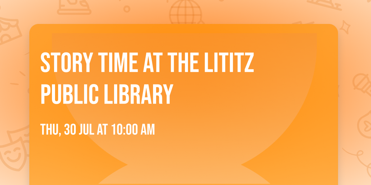 Story Time at the Lititz Public Library