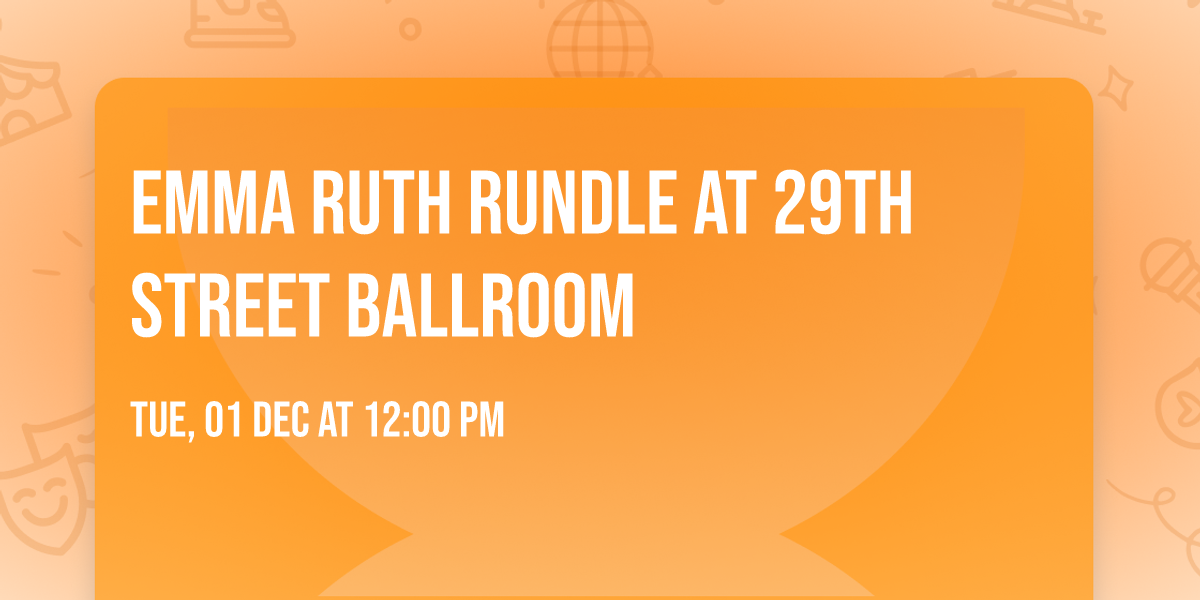 Emma Ruth Rundle at 29th Street Ballroom