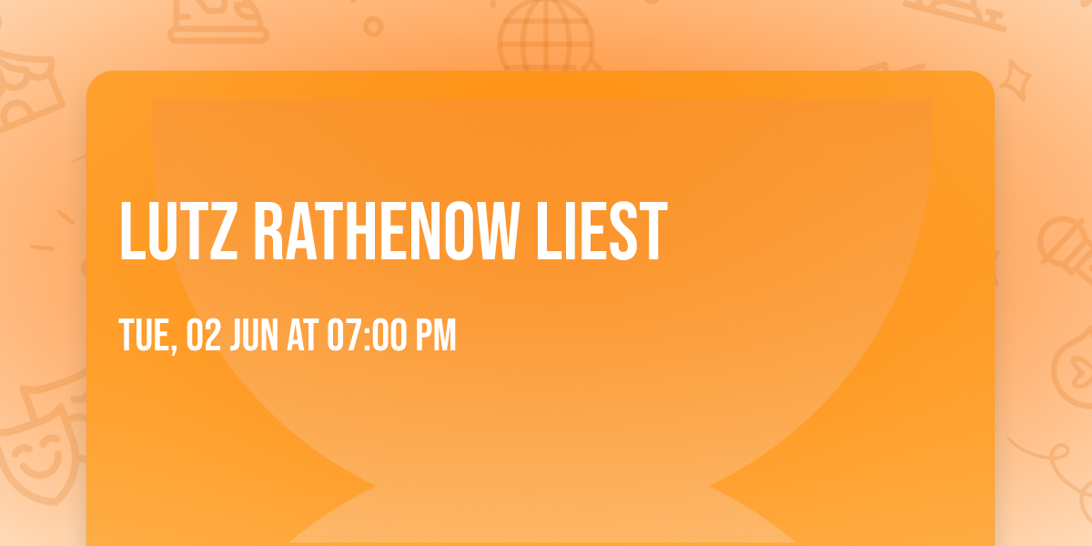 Lutz Rathenow liest