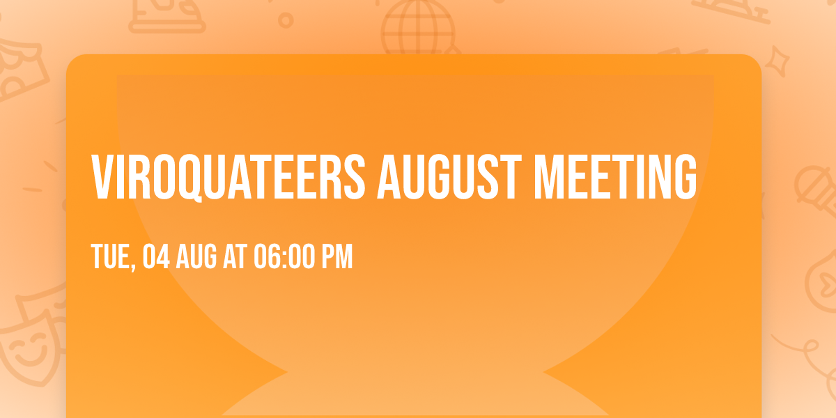 ViroquaTeers August Meeting