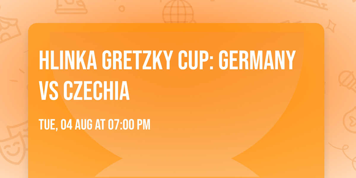Hlinka Gretzky Cup: Germany vs Czechia