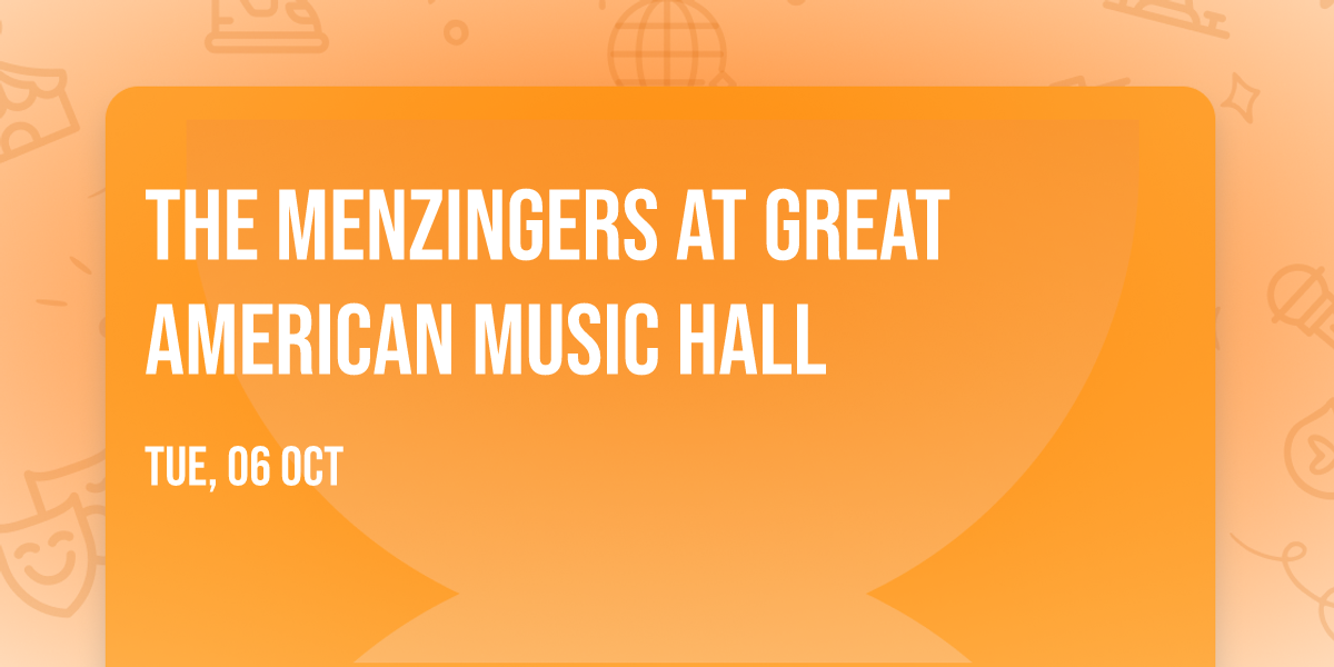 The Menzingers at Great American Music Hall
