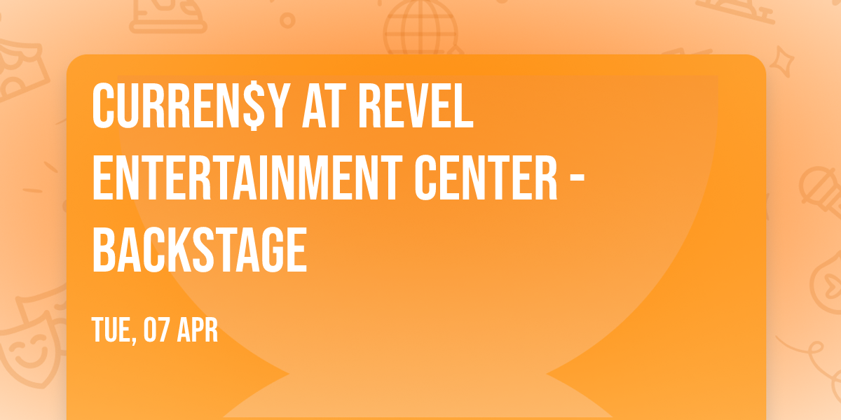 Curren$y at Revel Entertainment Center - Backstage