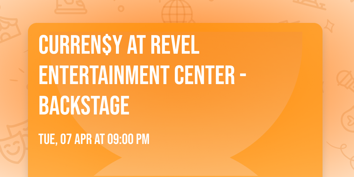 Curren$y at Revel Entertainment Center - Backstage