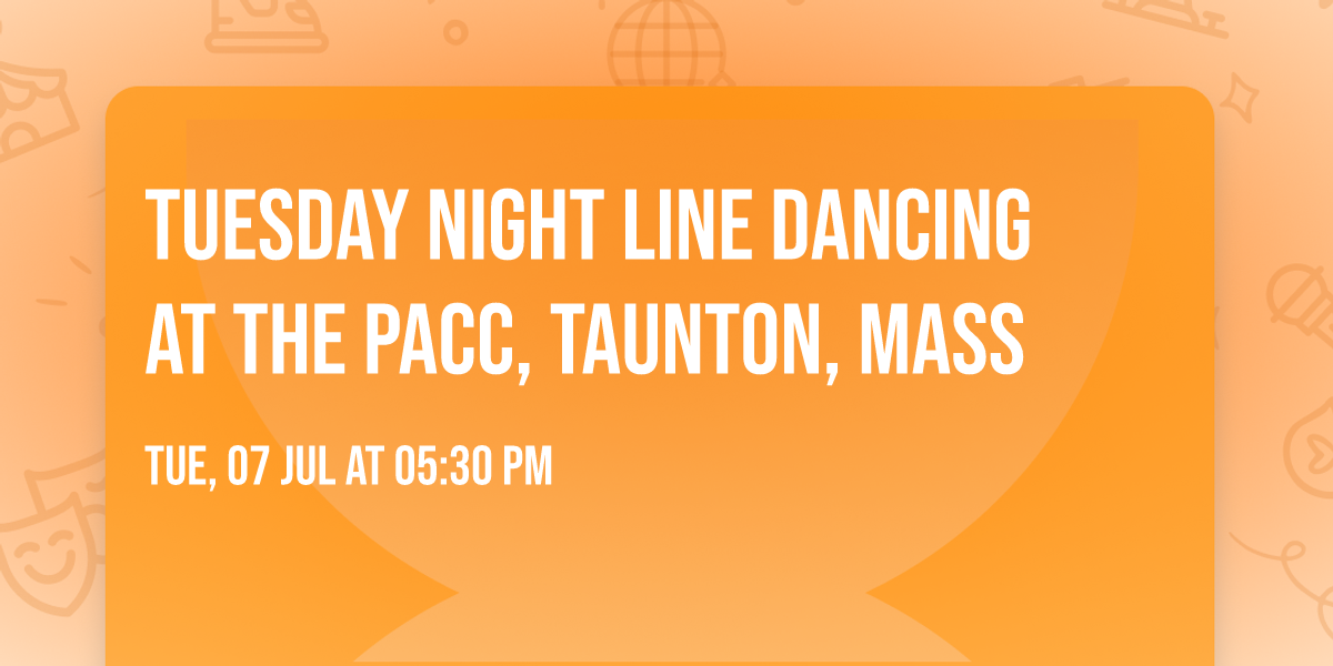Tuesday night line dancing at the PACC, Taunton, Mass