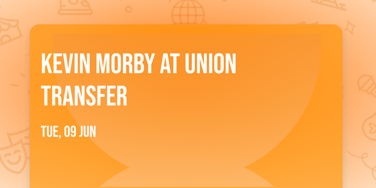 Kevin Morby at Union Transfer