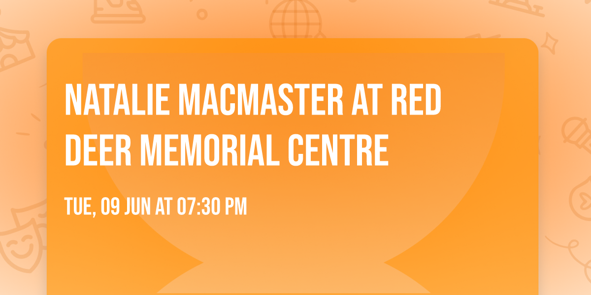 Natalie MacMaster at Red Deer Memorial Centre