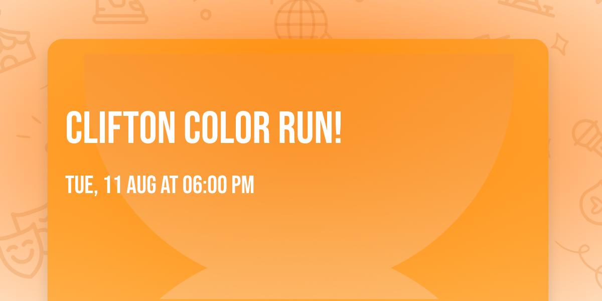 Clifton Color Run!