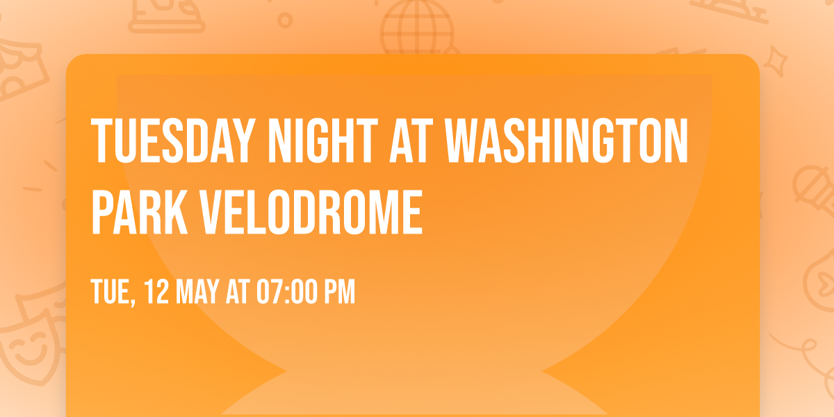 Tuesday Night at Washington Park Velodrome