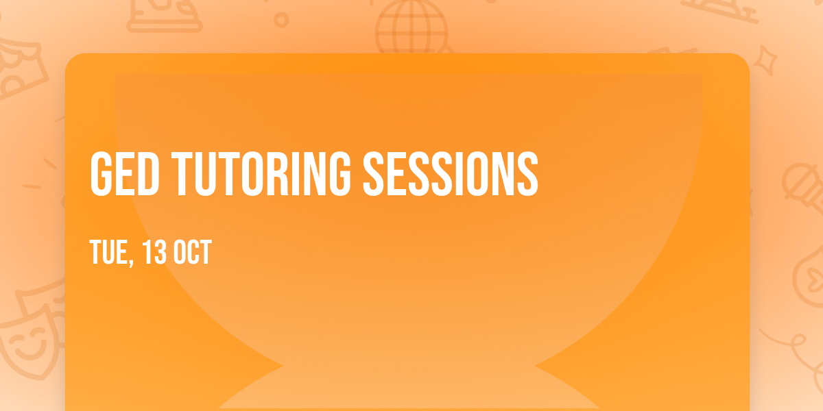 GED Tutoring Sessions