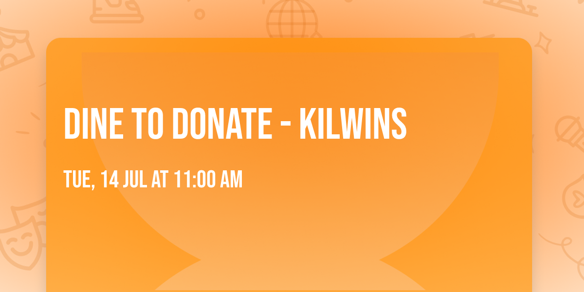 Dine to Donate - Kilwins