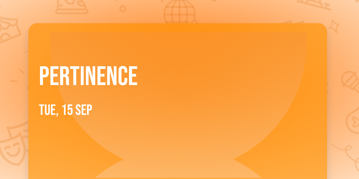Pertinence