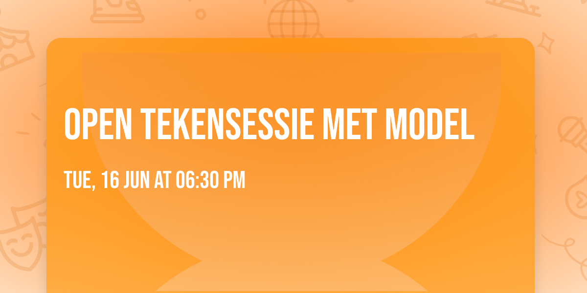 Open tekensessie met model