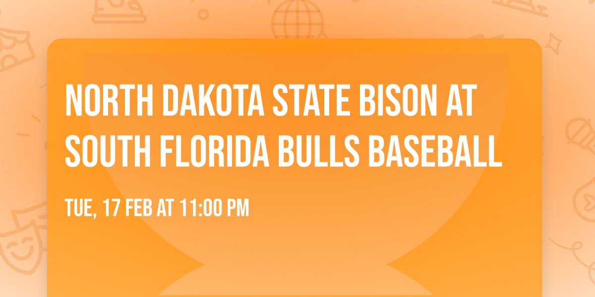 North Dakota State Bison at South Florida Bulls Baseball