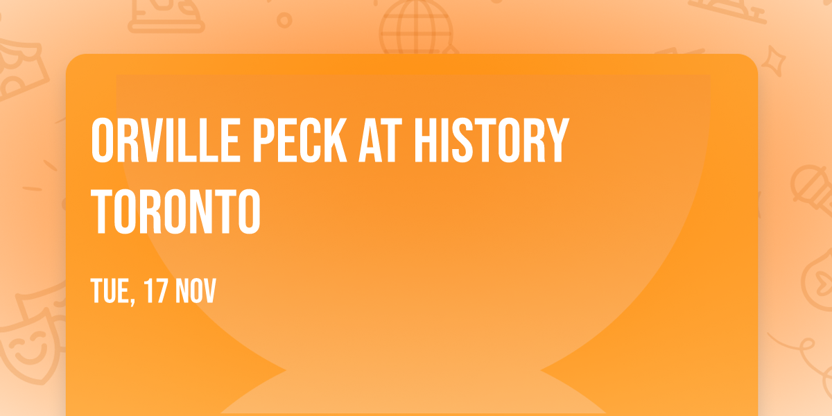 Orville Peck at History Toronto